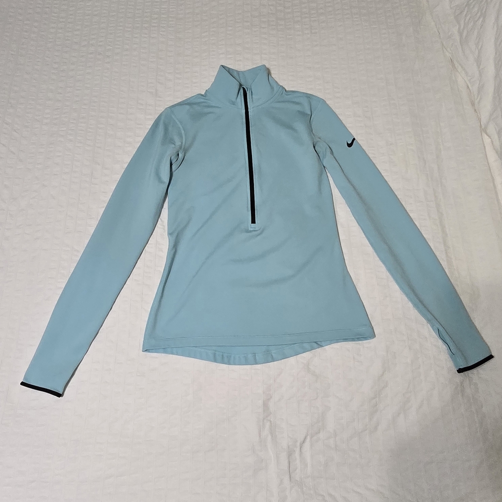 Nike Pro Light Blue Performance Jacket - image 1